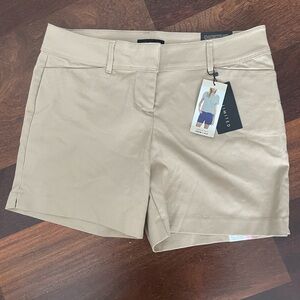 The Limited Tan Tailored Shorts